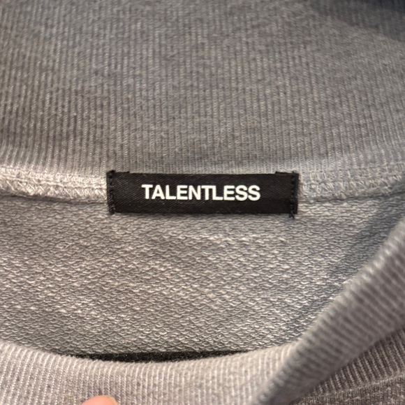 TALENTLESS Gray Sweatshirt - Picture 2 of 2
